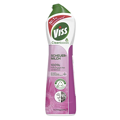 Viss Scheuermilch Frühlingsblüten effektives Reinigungsmittel mit 100% natürlichen Reinigungspartikeln 500 ml 1 Stück Cover