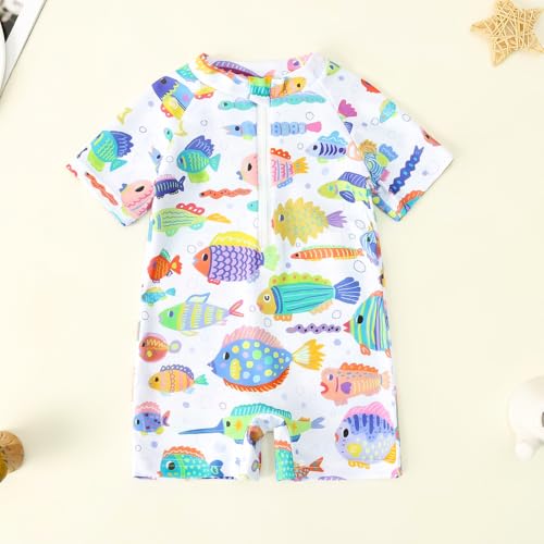 Image of Baby Bucket Boys Swimming Costume One Piece Swimsuit