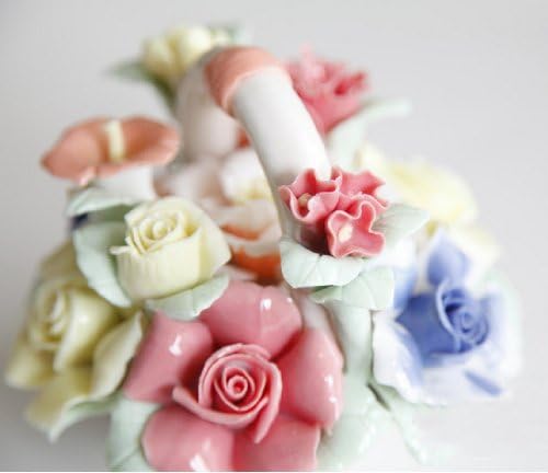 Home Decoration Ceramic Small Baskets Crafts Ornaments