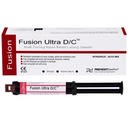 Prevest Fusion Ultra D/C- Intro Pack (Dual cure Resin Based Luting Cement) (B0D29HFT23) Amazon Price History, Amazon Price Tracker