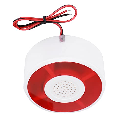 Dummy Alarm Box Flashing Strobe Fire Alarm DC 12V Flashing Security Alarm Strobe Signal Warning Light Siren