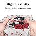 ZOUTAIRONG Valentines Day Flower Walker Seat Covers for Seniors Non-Slip Black Cat Rollator Walker Seat and Backrest Covers Reusable Seat Cover for Drive Walker
