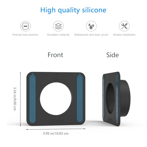 Coques silicone Google Nest Cam Indoor filaire 2e gén pour éviter rayures et reflets blancs