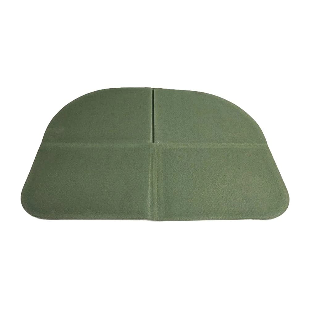 Tapis d'assise pliable et flexible TILEZE en mousse souple verte