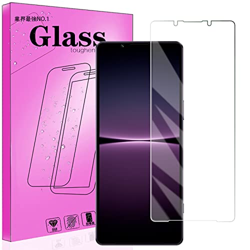 FOR Xperia 1 IV SO-51C / SOG06 用のガラスフィルム旭硝子製 FOR Xperia 1 IV 用の強化ガラ 液晶保護フィルム 9H硬度 高透過率 指紋防止 気泡ゼロ 防爆裂 スクラッチ防止 PCduoduo