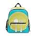 Sac à dos pour enfant avec cuillère et fourchette de dessin animé pour garçons et filles - Sac d'école mignon avec sangle de poitrine