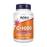 NOW Foods Supplements, Vitamin C-1,000 with 100 mg of Bioflavonoids, Antioxidant protection*, 100 Veg Capsules