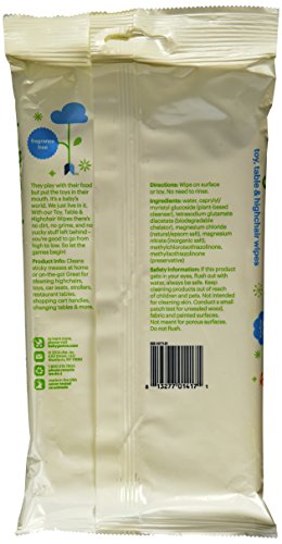 babyganics toy table & highchair wipes