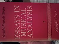 Essays In Musical Analysis, Volume 6: Supplementary Essays, Glossary, and Index 0193151324 Book Cover