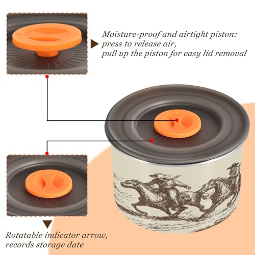 Contenedor hermético para café acero inoxidable 900 ml miniatura 3