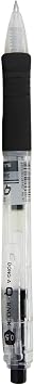 Dong-A fine point 0.5mm retractable ink gel pens quick dry ultra soft rubber grip smooth writing - Black, 12 Count