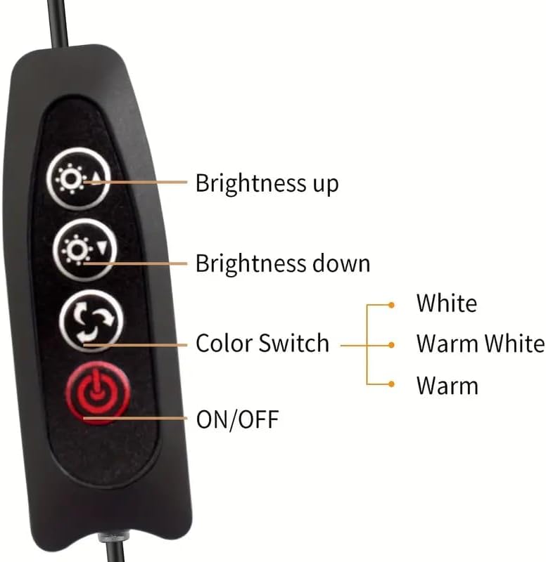 Miniatura 2 de Tira de luces de armario de 13.7 pulgadas, barra de luz LED alimentada por USB para iluminación de habitación, mesas de trabajo, barra de luz para