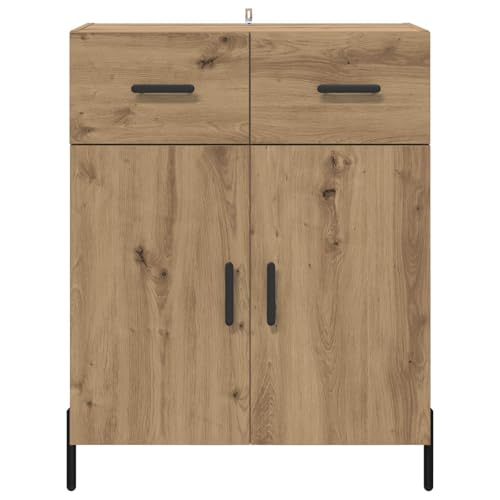 Mueble de salon de roble Artisan para organizar tu pasillo moderno 7