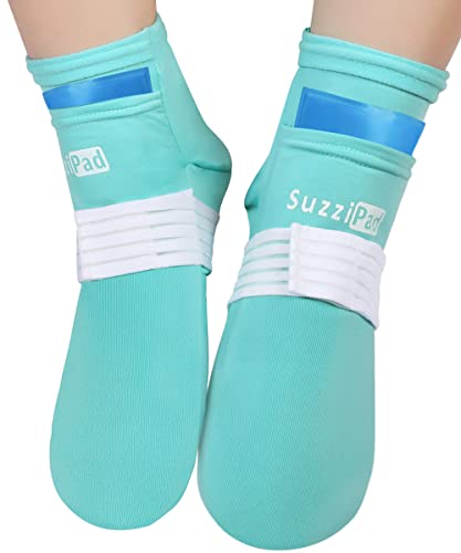 SuzziPad Cold Therapy Socks for Foot Pain Relief, Foot Ice ...
