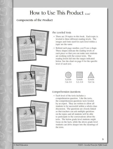Shell Education SEP51632 Leveled Texts For Fifth Grade thumb #4