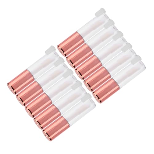 Tubo de Brillo de Labios, 10 Unidades de Tubos de Brillo de Labios de 1,2 Ml, Contenedor Vacío para Mujeres y Niñas, para Bálsamo Labial Casero para Muestras de Labios para