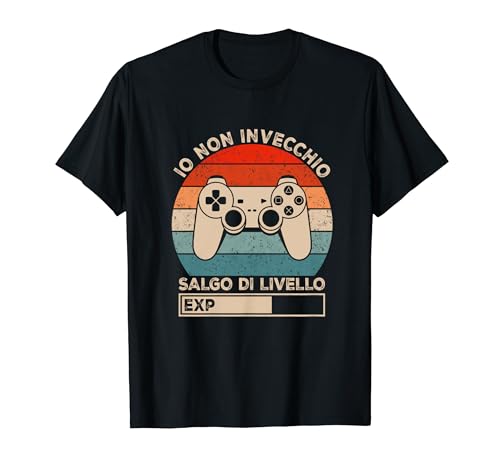 Gaming Gioco Video Controller Giocatore Salgo Di Livello Maglietta