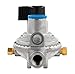 Camco Propane Double-Stage Auto-Changeover Regulator | Features Auto Switch Over from Empty to Full Propane Tank | Ideal for Refilling Propane Supplies for RVing, Camping, Grilling, and More (59005)