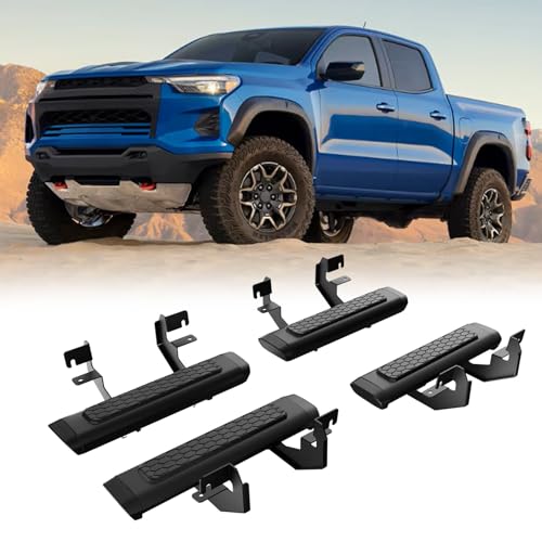 Trumgeta EZ Side Steps Fit for 2015-2025 2026 Chevy Colorado/GMC Canyon Crew Cab Running Boards Truck Accessories
