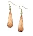 Chased Copper Long Tear Drop Earrings By John S Brana Handmade Jewelry Durable Copper Earrings