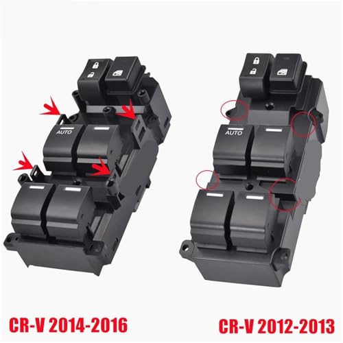 Interrupteur de vitre électrique de remplacement pour commande de voiture 35750-TR0-A01