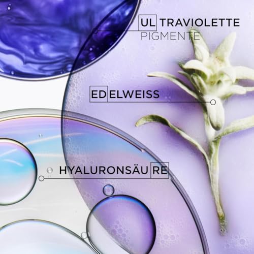 5. Bild von Kérastase Haarmaske für trockenes und blondiertes Haar, Gegen Gelbstich, Mit Hyaluron und Neutralisatoren, Masque Ultra-Violet, Blond Absolu, 200 ml