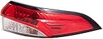 Brock Aftermarket Replacement Passenger Right Combination Tail Light Assembly Body Mounted Compatible With 2020-2022 Toyota Corolla L/LE/SE Sedan North America Built