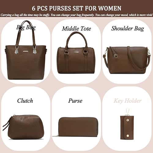 Image of 2E-youth Designer Purses and Handbags for Women Satchel Shoulder Bag Tote Top Handle Bag