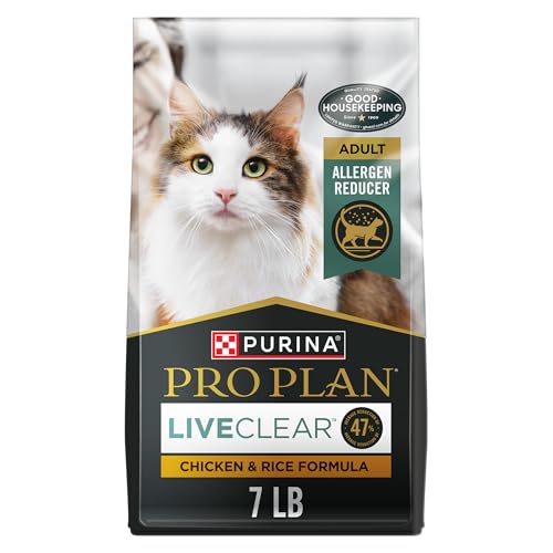 Purina Pro Plan Allergen Reducing, High Protein Cat Food, LIVECLEAR Chicken and Rice Formula