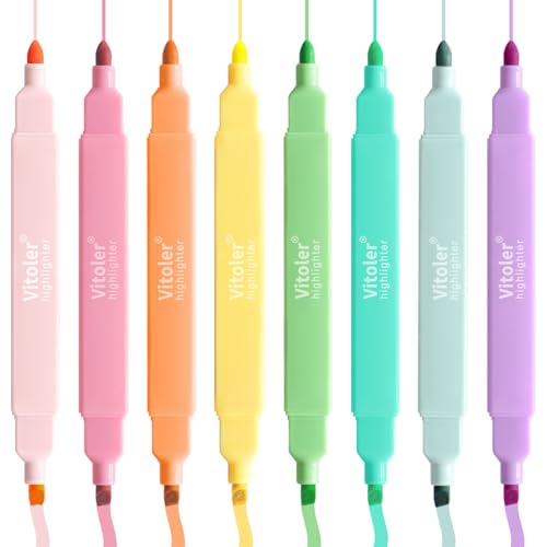 Piochoo 8-Piece Bible Highlighters