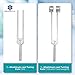 6 Piece Medical Student Diagnostic Kit - Reflex Hammer and Tuning Fork Set C 128 and C 512. Includes a Wantenberg Pinwheel and a Premium Japanese Steel Bandage Scissor 7.5”