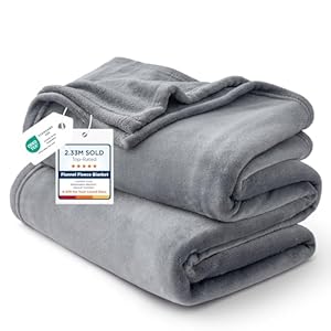 Bedsure GentleSoft Fleece Mattress Blankets Queen Measurement Gray – Tender Heat Winter Blanket Light-weight Cozy Luxurious Microfiber, Room Residence Decor Christmas Decorations Items for Ladies and Males, 90×90 inches