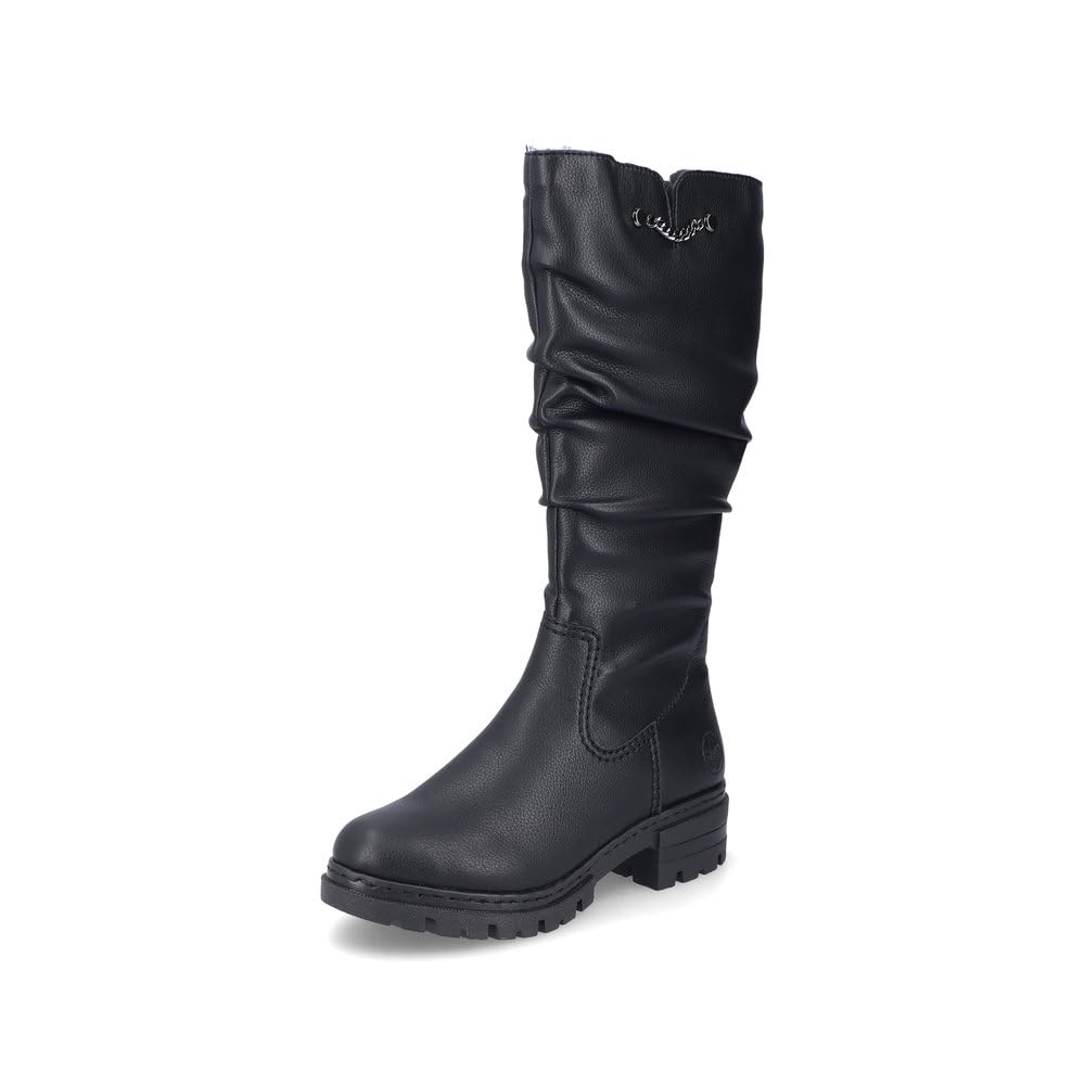 Rieker Women Boots 76891, Ladies Winter Boots,Winter Boots,Outdoor Shoes,Warm,Black (Schwarz / 00),36 EU / 3.5 UK