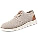VILOCY Men's Fashion Dress Sneakers Casual Walking Shoes Business Oxfords Comfortable Breathable Lightweight Tennis Zapatos para Hombre Beige Tan,US11 EU44