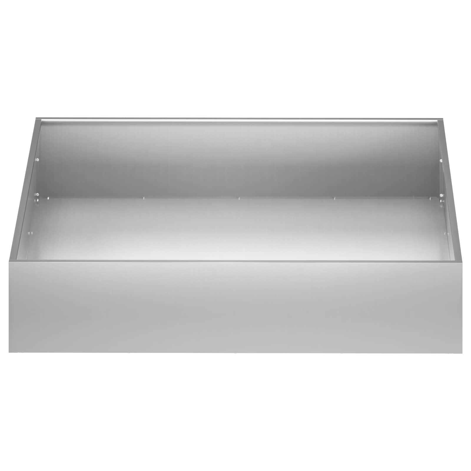 Hothingwell Sadzarka na kwiaty 2 sztuki srebrna stal 100 x 100 x 20 cm