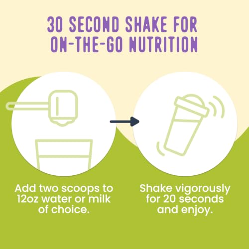 Image of FlavCity Vegan Almond Protein Shake Powder, Vanilla Cream + Reishi & Cordyceps Mushrooms - Focus, Skin, Hair & Joint Support - Organic Fruit All in One Smoothie On-the-Go, 20 Servings