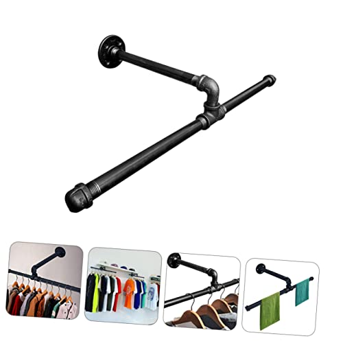 Tringle à vêtements murale pour espace réduit gain de place Homoyoyo - 6