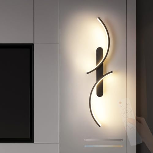 Aplique de pared LED para dormitorio y cocina con temperatura de color regulable