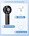 LUXVANO Ventilador Portátil Mini USB Recargable Imagen de LUXVANO Ventilador Portátil Mini USB Recargable