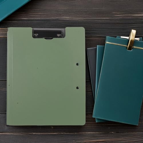 Porte-blocs pliant double pince horizontale verticale pour documents et notes de bureau