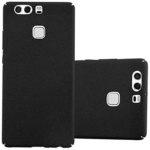 Funda Cadorabo Huawei P9 Frosty Negro Cover