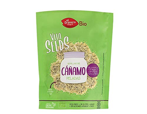 El Granero Vitaseeds Semillas De Cañamo Peladas 200Gr. Bio 400 G