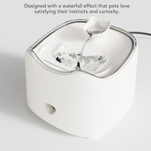 Fuente automática para agua para gatos y perros de 1.8L miniatura 5
