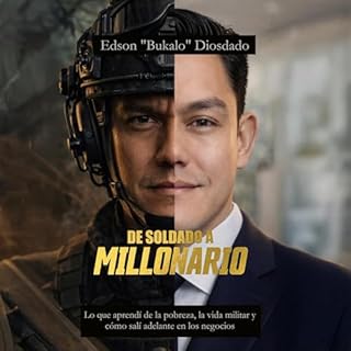 Diseño de la portada del título De soldado a Millonario