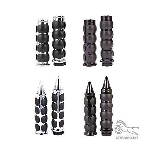 DREAMIZER 1" 25.4MM Motorcycle Handlebars Hand Grips Compatible with Yamaha Dragstar V-Star XVS XVS400 XVS650 XVS1100 Classic Night Rod - Smooth,Black by DREAMIZER - Used condition - Image 8