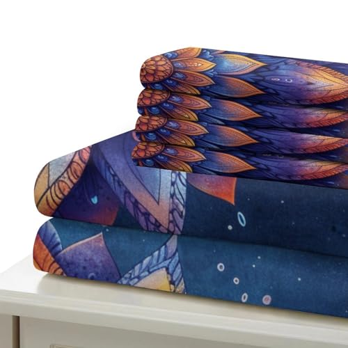 Ensemble de literie Datura housse de couette microfibre super douce tissage haute densité