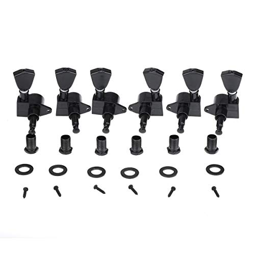 Musiclily Economy 3L3R Roto Style Scellé Guitare Mécaniques Set pour Epiphone Les Paul SG ES, Keystone Button Noir - Les Beatles, Paul McCartney, John Lennon, RIngo Starr, George Harrison Musiclily Economy 3L3R Roto Style Scellé Guitare Mécaniques Set pour Epiphone Les Paul SG ES, Keystone Button Noir – Image 3
