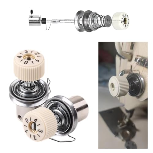 TorSor 2 Pack Thread Tension Assembly Replacement Tension Yarn Trapper Sewing Fittings Regulator Parts For Juki Sewing Machine DDL-5550 DDL-8700 DDL-5530 DDL-8100E DDL-8300N DDL-8500 J-350QVP DDL-8900