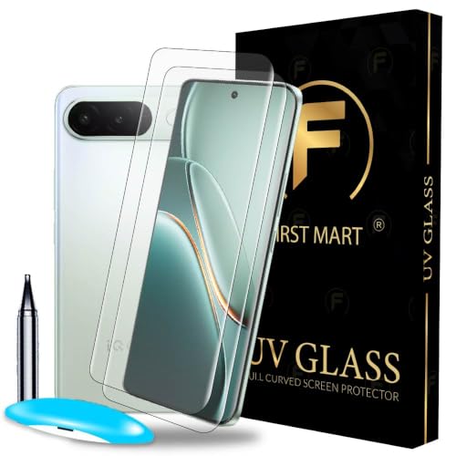 Image of FIRST MART Military Grade UV Tempered Glass For iQOO Z11 (6.83 Inch) With Easy UV Installation Kit | Edge To Edge Full Screen Coverage | Crystal Clear, Pack of 2