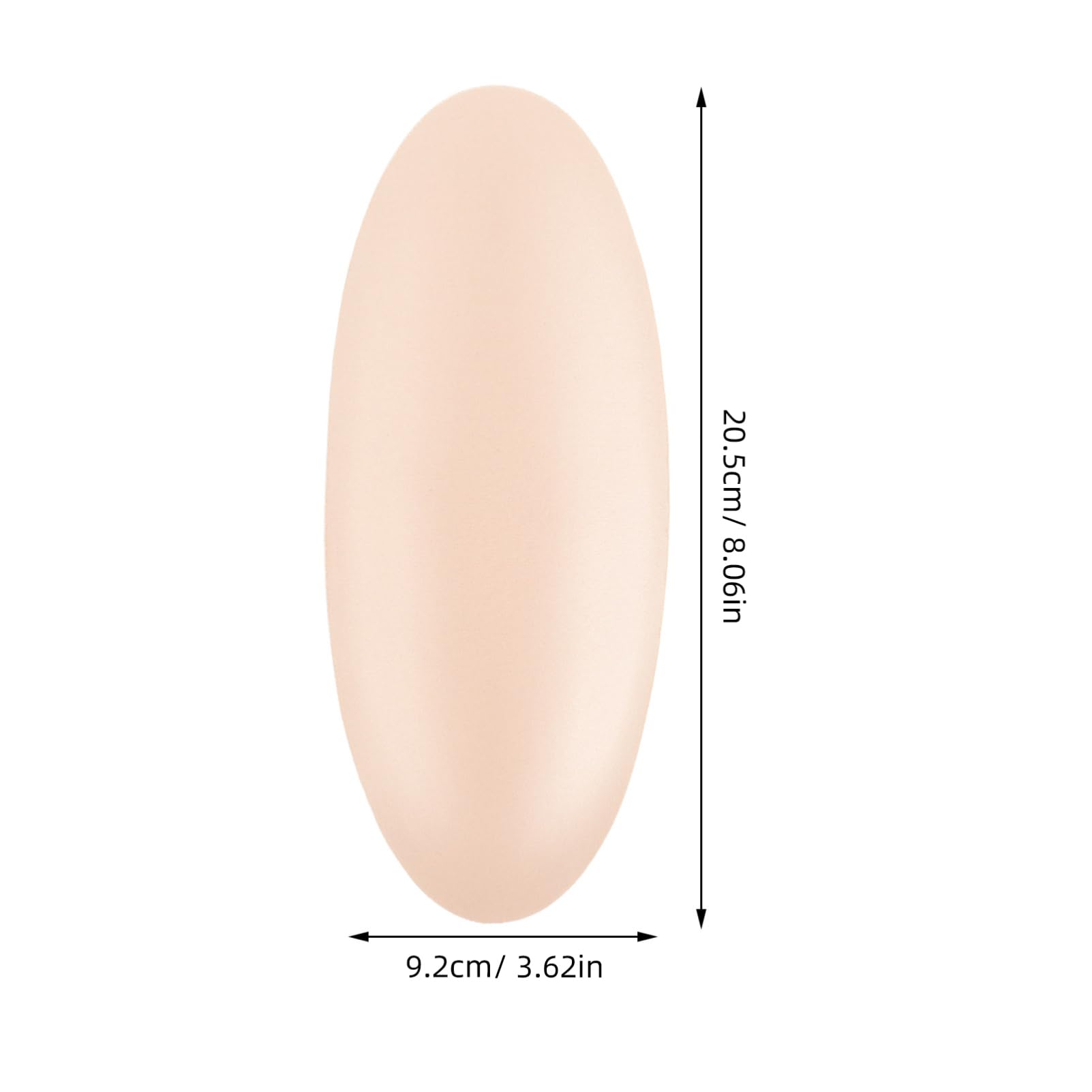 KOMBIUDA 1Pair Self Adhesive Calf Corrector Pads for Women Allergic Soft Calf Support for Leg Enhancement Discreet Comfortable Design for Achieving